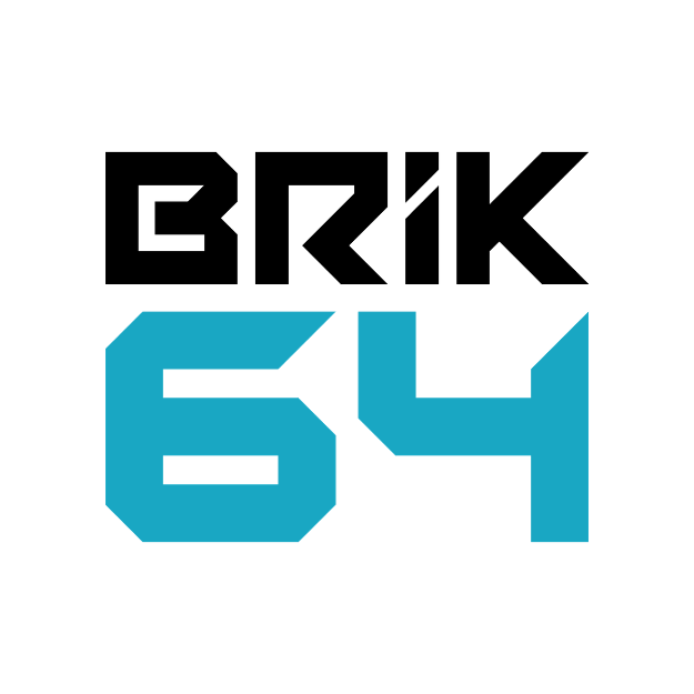 Stacked BRIK / 64 Mark for light backgrounds